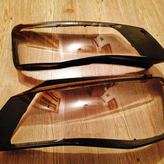 Стекла фар Audi A8 D4 10-13 Дорестайлинг заводське нове прозоре скло з полікарбонату для передньої оптики